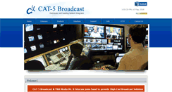 Desktop Screenshot of cat5broadcast.in